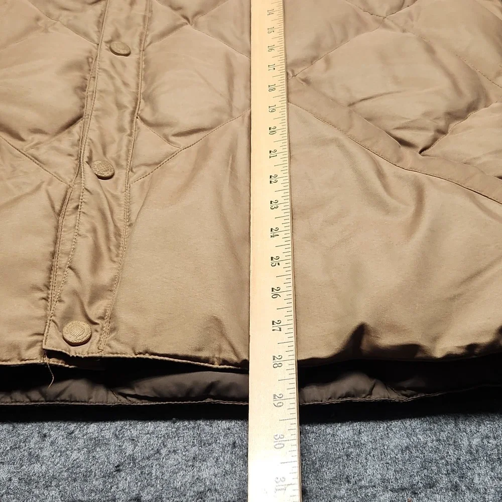 Cabelas Mens Premier Northern Goose Down Jacket Quilted Puffer Bomber XL Green